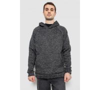 Худі чоловічий на флісі, колір сірий, 257R15