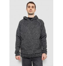 Худи мужской на флисе, цвет серый, 257R15