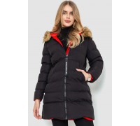 Куртка жіноча двостороння, колір чорно-червоний, 129R818-555