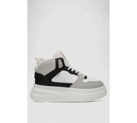 Кросівки жіночі зимові на хутрі, колір біло-сірий, 248RLM50-8