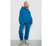 Спортивний костюм жіночий на флісі, колір темно-бірюзовий, 247R2011K