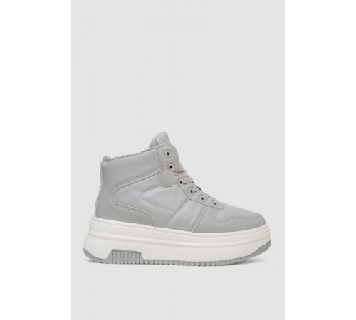 Кросівки жіночі зимові на хутрі, колір сірий, 248RAM015