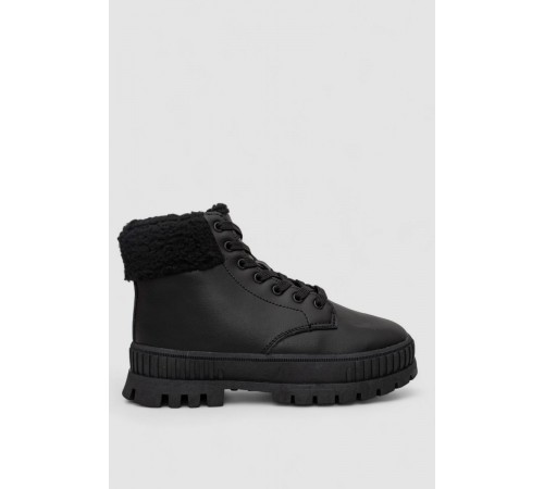 Черевики жіночі зимові на хутрі, колір чорний, 248RCX1750