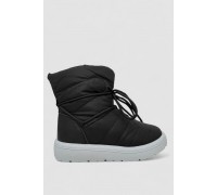 Дутики жіночі зимові на хутрі, колір чорно-сірий, 248RFM100-6