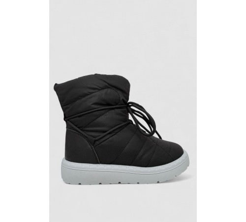 Дутики жіночі зимові на хутрі, колір чорно-сірий, 248RFM100-6