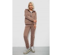 Спортивний костюм жіночий на флісі, колір мокко, 257R86