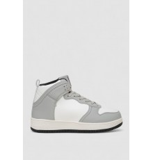 Кросівки чоловічі зимові на хутрі, колір біло-сірий, 248RCX698