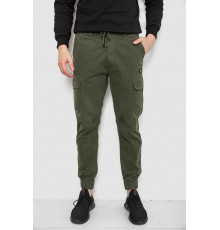 Штаны мужские однотонные, цвет хаки, 244R1693
