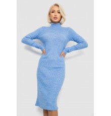 Сукня повсякденна утеплена, колір блакитний, 257R115