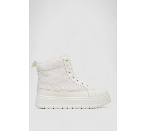Черевики жіночі зимові на хутрі, колір білий, 248RMB14