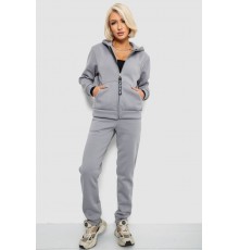 Спортивний костюм жіночий на флісі, колір сірий, 257R86