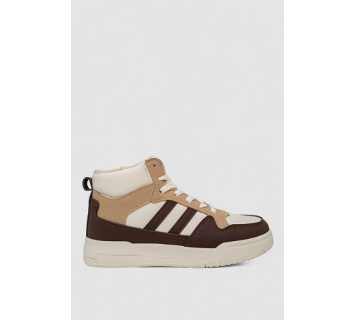 Кросівки жіночі зимові на хутрі, колір бежево-коричневий, 248RAD400