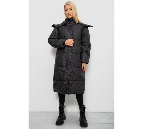 Куртка жіноча зимова, колір чорний, 244R667