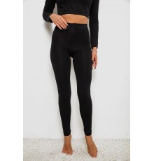 Утеплені лосини, колір чорний, 139RB869