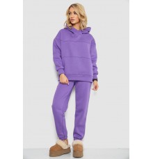 Спортивний костюм жіночий на флісі, колір бузковий, 247R10765