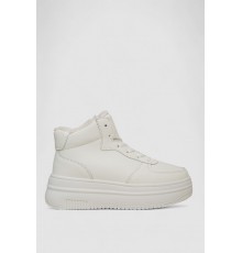 Кросівки жіночі зимові на хутрі, колір білий, 248RAM019