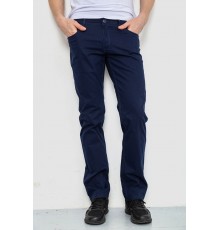 Брюки мужские, цвет темно-синий, 182R2041