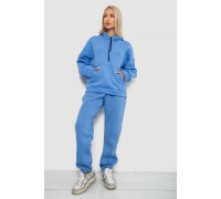 Спортивний костюм жіночий на флісі, колір джинс, 238R5726