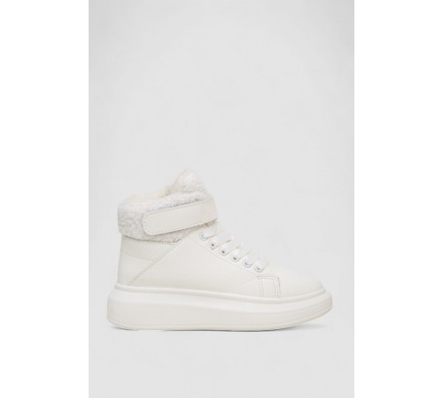 Кросівки жіночі зимові на хутрі, колір білий, 248RA2253