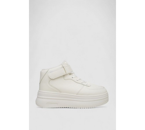 Кросівки жіночі зимові на хутрі, колір білий, 248RAM02