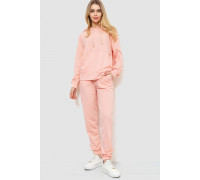 Спортивный костюм женский двухнитка, цвет светло-персиковый, 244R009