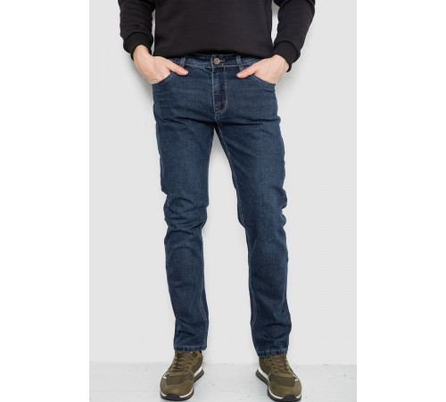 Джинсы мужские демисезонные, цвет темно-синий, 243R8689-4