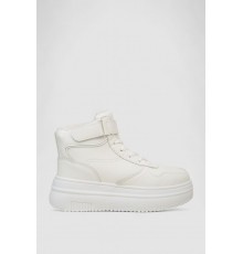 Кросівки жіночі зимові на хутрі, колір білий, 248RAM04