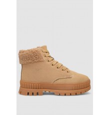 Черевики жіночі зимові на хутрі, колір бежевий, 248RCX1750-3