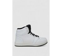 Кросівки чоловічі зимові на хутрі, колір біло-чорний, 248RH1010-24