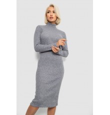 Сукня повсякденна утеплена, колір світло-сірий, 257R115