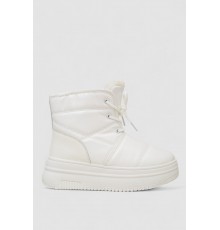 Черевики зимові жіночі на хутрі, колір білий, 248RAM017