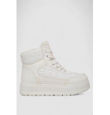 Кросівки жіночі зимові на хутрі, колір білий, 248RBL3