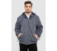 Кофта мужская на молнии, цвет серый, 244R2652