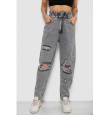 Джинси жіночі Mom-fit, колір сірий, 244R1573S20-LZ