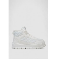 Кросівки жіночі зимові на хутрі, колір білий, 248RCX633