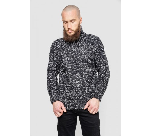 Свитер мужской, цвет черный, 214R10323