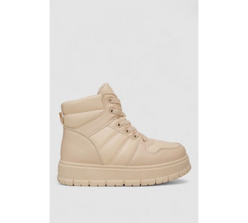 Кросівки жіночі зимові, колір бежевий, 248RBL2