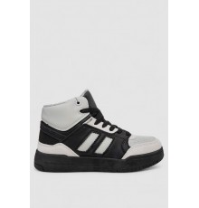 Кросівки жіночі зимові на хутрі, колір чорно-сірий, 248RAD500-6