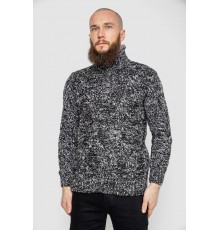 Свитер мужской, цвет черно-белый, 214R10323