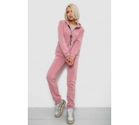 Спортивный костюм женский на флисе, цвет розовый, 257R86-1