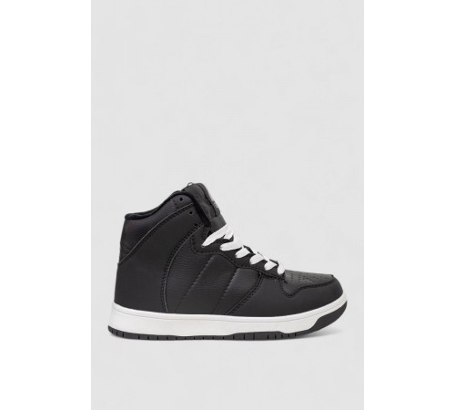 Кросівки жіночі зимові на хутрі, колір чорно-білий, 248RH1060