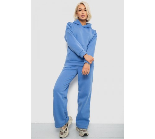 Спортивний костюм жіночий на флісі, колір блакитний, 257R87
