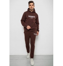 Спортивный костюм мужской на флисе, цвет шоколадный, 238R57046