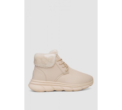 Черевики зимові жіночі на хутрі, колір бежевий, 248RCX663-1