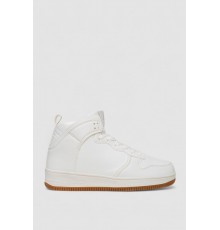 Кросівки чоловічі зимові на хутрі, колір біло-бежевий, 248RCX698