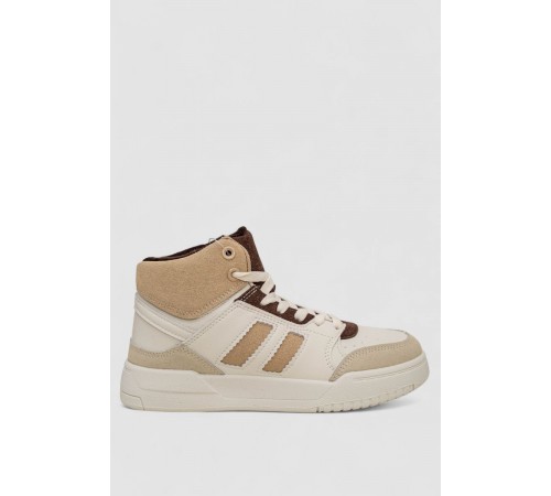 Кросівки жіночі зимові на хутрі, колір бежевий, 248RAD500