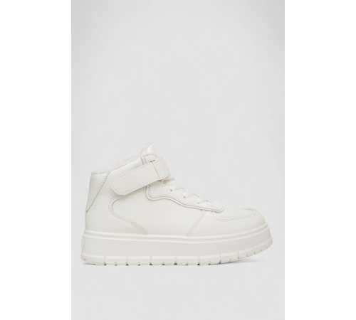 Кросівки жіночі зимові на хутрі, колір білий, 248RMB04