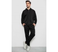 Спортивный костюм мужской утепленный, цвет черный, 244R9104