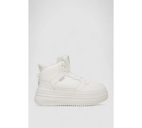 Кросівки жіночі зимові на хутрі, колір білий, 248RAM09