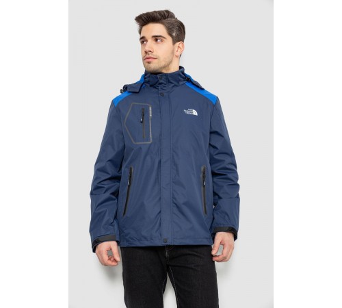 Куртка мужская демисезонная с капюшоном, цвет синий, 244RL-2515AL